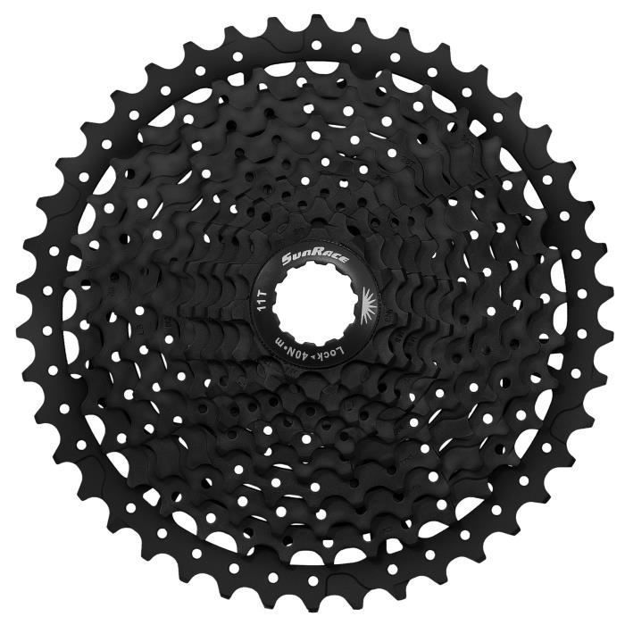 Cassette vélo - 11 vitesses - 11x42 - couleur noir