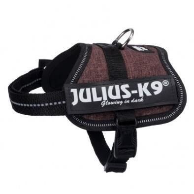 JULIUS K9 Harnais Power Baby 2–XS–S : 33–45 cm - 18 mm - Moka - Pour chien
