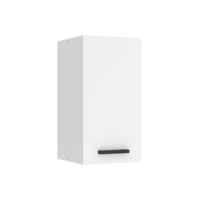 Meuble haut - BELINI - SG30 - Armoire murale - Blanc mat - 1 porte - 58 cm de hauteur