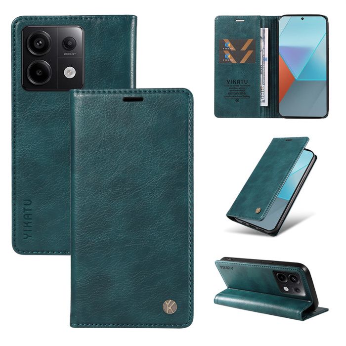 Étui de téléphone à rabat en cuir pour Xiaomi Redmi Hongmi Note 13