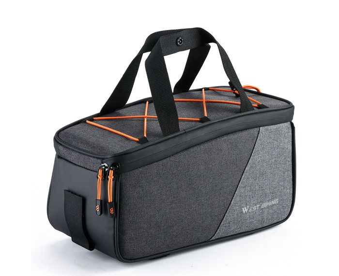 Sac Grande Capacité Pour Porte-Bagages Vélo Sac Voyage Portable Sac À Main Rangement Pour Siège Arrière