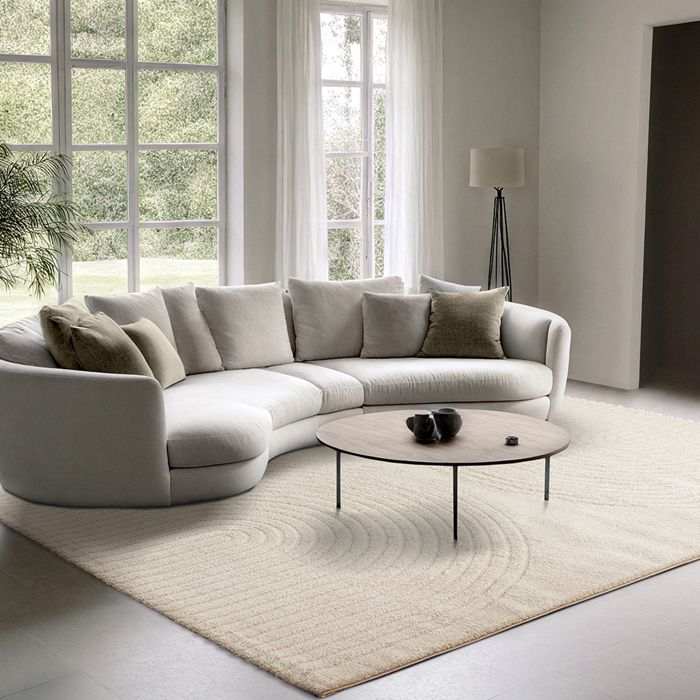 Tapis de Salon Moderne - THE CARPET - Elisa - Design Géométrique - Velours Haute Densité - 240x340 cm