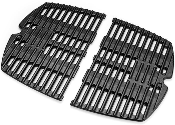 Grilles De Cuisson Onlyfire Pour Weber Q1000/Q1200/Q1400 - Fonte, 2 Pièces (Remplace 7644)