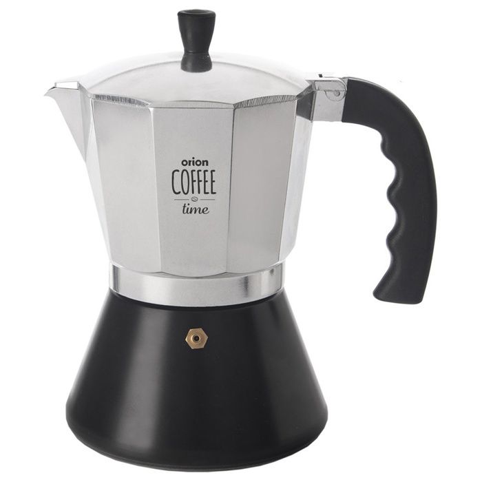 Cafetière moka en aluminium - ORION - 450 ml - 9 tasses - Compatible induction - Poignée résistante à la chaleur Cafetière moka en aluminium - ORION - 450 ml - 9 tasses - Compatible induction - Poignée résistante à la chaleur
