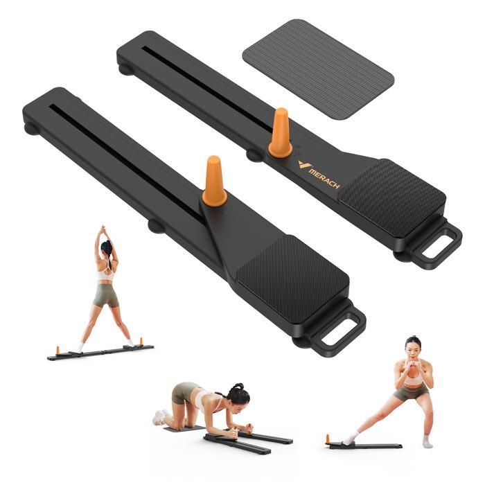 6 En 1 Planche Pilates Pour Les Abdominaux, Avec Comptoir, Pliable, à Rebond Automatique, Pilates Reformer, Violet - Sport