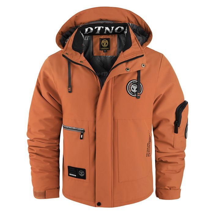 Manteau Homme Hiver Softshell - Coupe-vent, Décontracté, Coupe Regular Fit, Pour Travail Ou Randonnée