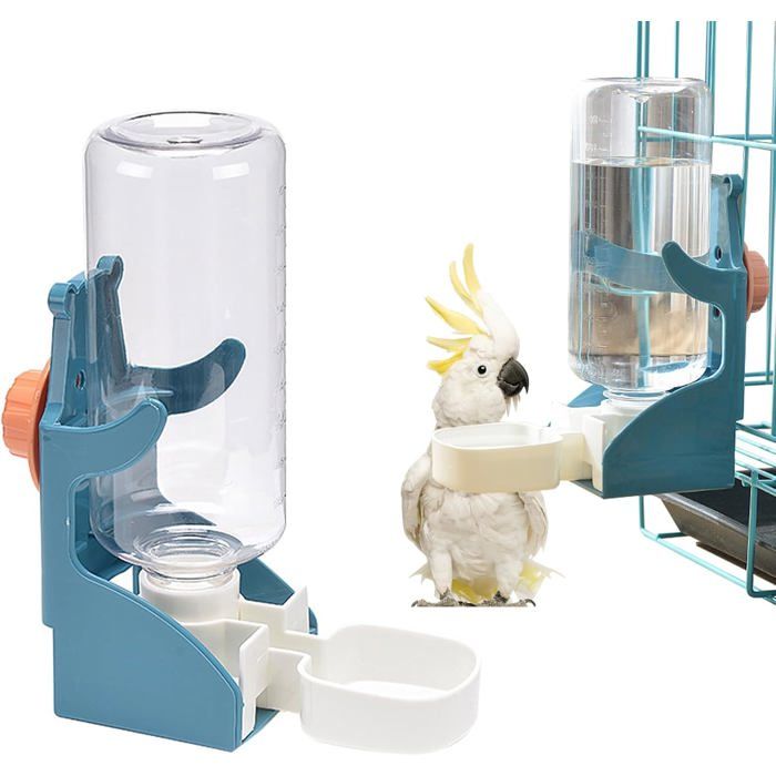 Abreuvoir A Oiseaux Automatique Mangeoires Distributeur deau De Cage A Oiseaux Transparent Mangeoire Oiseaux Automatique