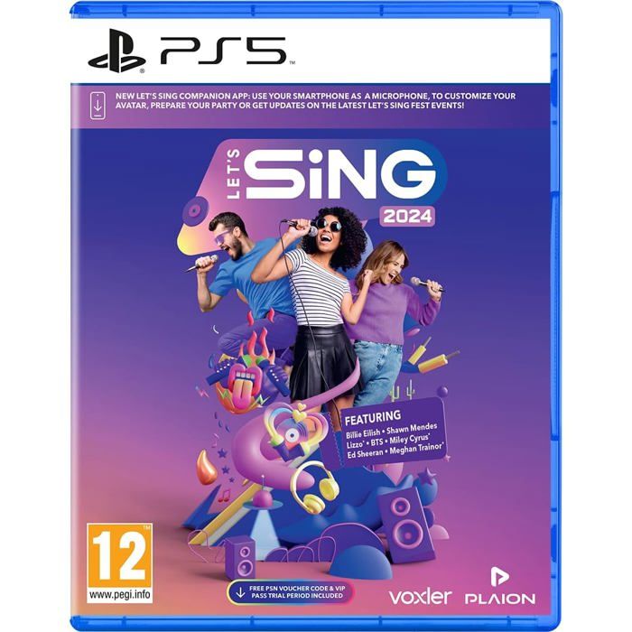 Game Let' Sing 2024 Standard Allemand Anglais Espagnol Français Ps5 - vue 2