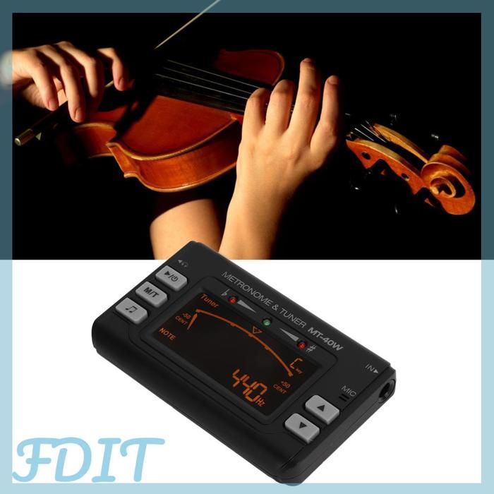 GOTOTOP accordeur LCD Accordeur de métronome, Instrument électrique LCD ...
