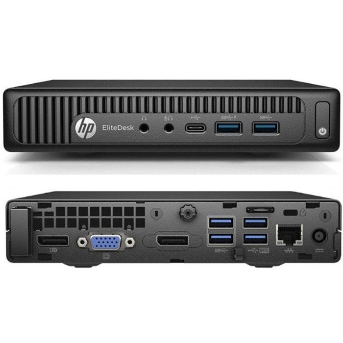 HP EliteDesk 800 G2 Mini Core i5-6500 8 Go RAM 256 Go SSD Sans clavier WiFi Win 11 Pro - Reconditionné - Excellent état Reconditionné - Hewlett-Packard reconditionné disponible sur Cdiscount Seconde Vie