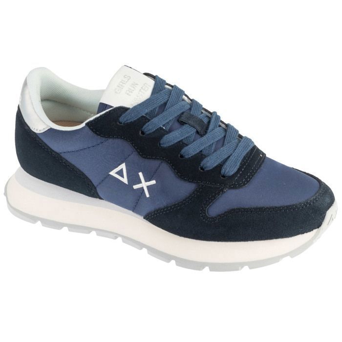 SUN68 Baskets Femme - Bleu marine - SUN68 Ally Gold Silver