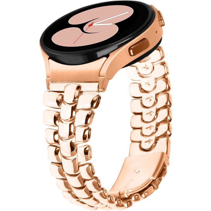Bracelet acier inoxydable compatible Samsung Galaxy Watch 7 (40/44mm) Watch 6/5/4 Classic or rose Bracelet acier inoxydable compatible Samsung Galaxy Watch 7 (40/44mm) Watch 6/5/4 Classic or rose