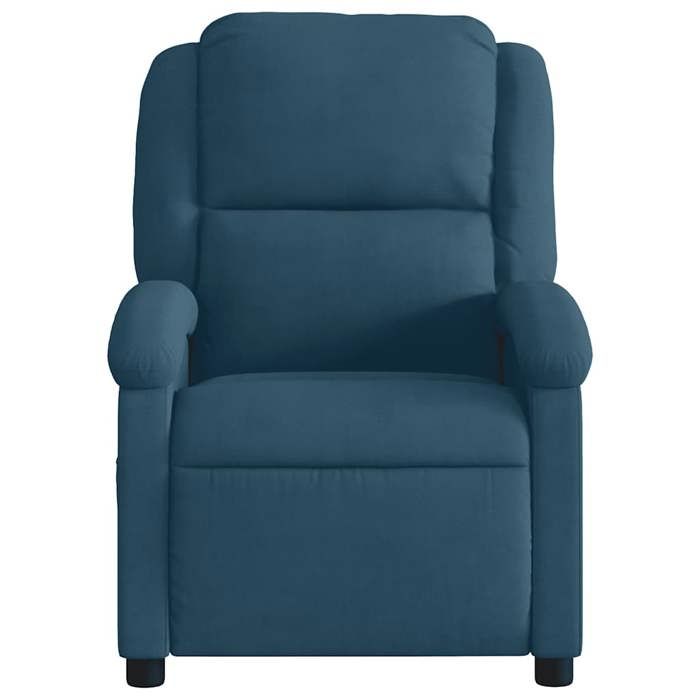 Siège inclinable(Adolescent/adulte) - Fauteuil Ergonomique bleu velours - Taille totale:71x865x995cmC307106