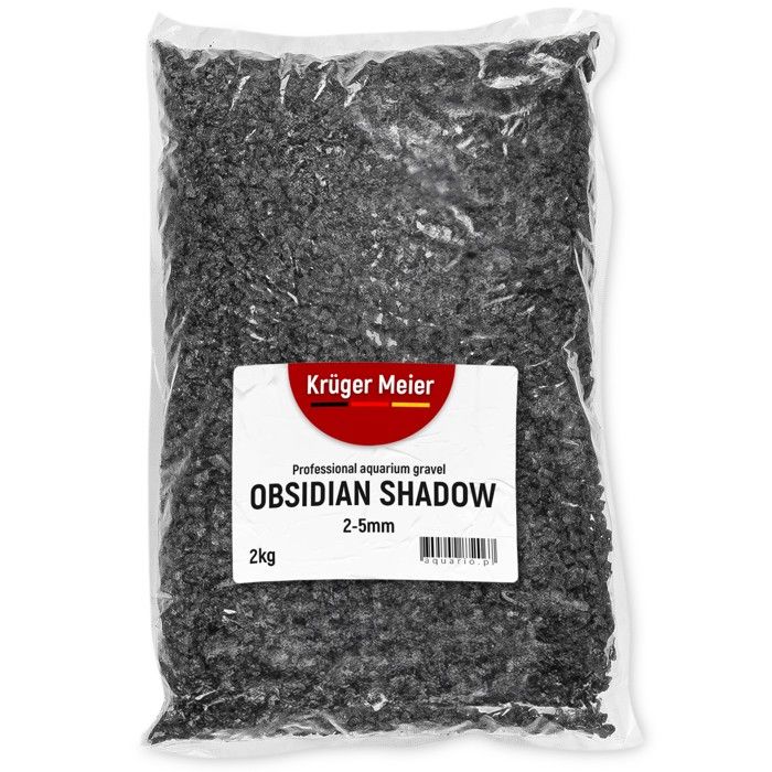 Substrat de gravier dobsidienne pour aquarium 2-5 mm 2 kg