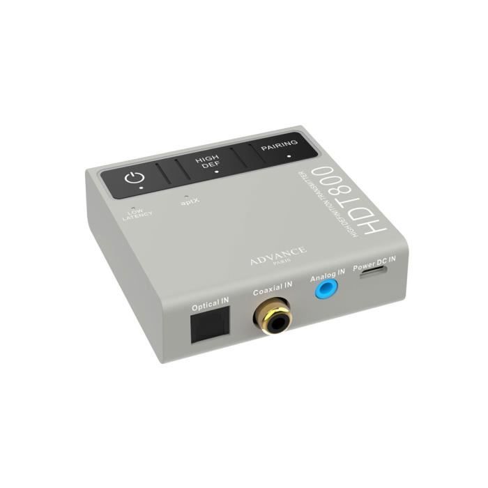 Advance Paris HDT800 Gris- Transmetteur Bluetooth - Accessoires audio