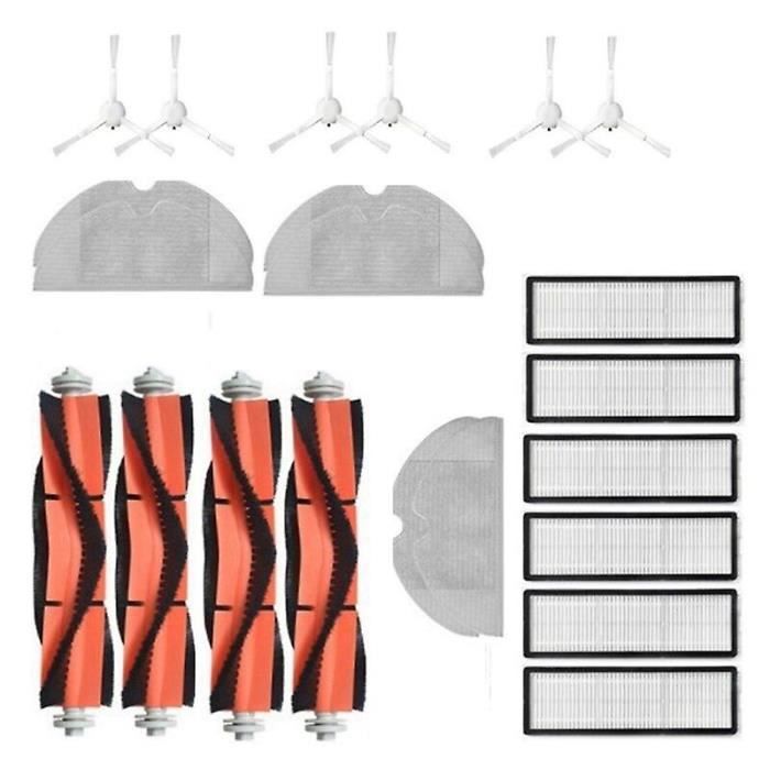 Accessoires Robot Aspirateur - Rouleau Principal, Filtre HEPA Pour Xiaomi, DreamE D9 (pièces De Rechange) - 8