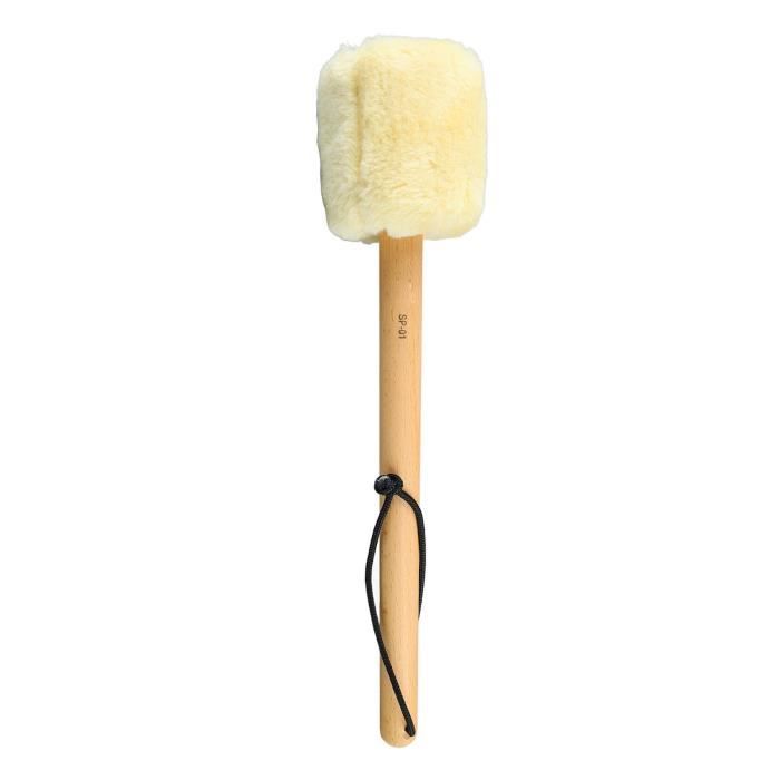 Maillet Grosse Caisse Feutre Laine – Baguette Percussion Tête Souple Pour Batterie, Timbales, Xylophone