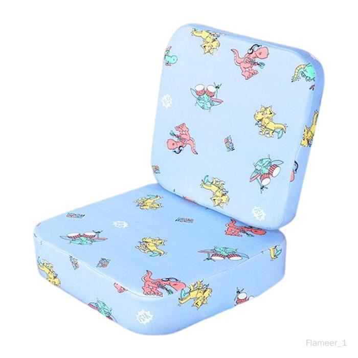 Coussin Rehausseur Enfant Pour Chaise De Coiffure – Cuir PU Imperméable, Dimensions 36,5x27,5x14,5 Cm – Pour Salon, Spa, Maison