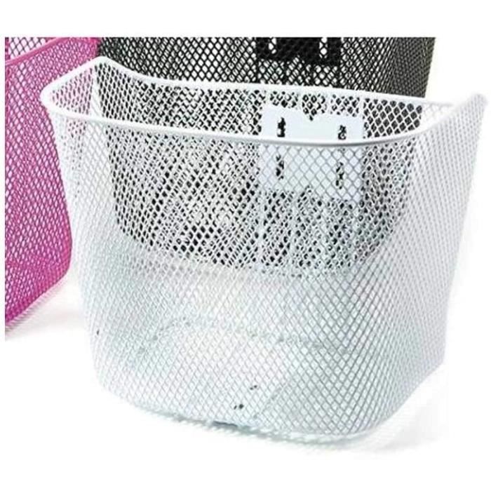 Panier Vélo Pliable Avant/Arrière - Capacité 40kg, Métal, Pour VTT Et Vélos Ville - Installation Facile
