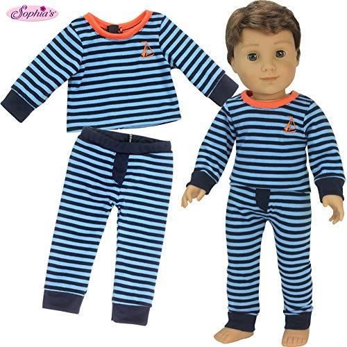 2Pcs Vêtements et Accessoires de poupee Teamson Kids Bleu 16 X 16 X 3