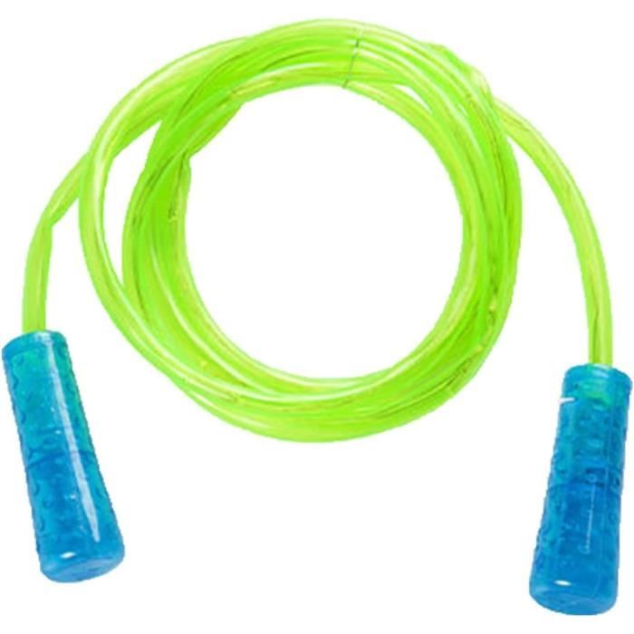 Hot Bee Anneau de saut d'obstacle clignotant pour enfants avec compteur, minuterie, compteur de calories, jouet, cadeau pour garçons et filles, 6 à 12 ans, rechargeable, pliable, avec roue lumineuse