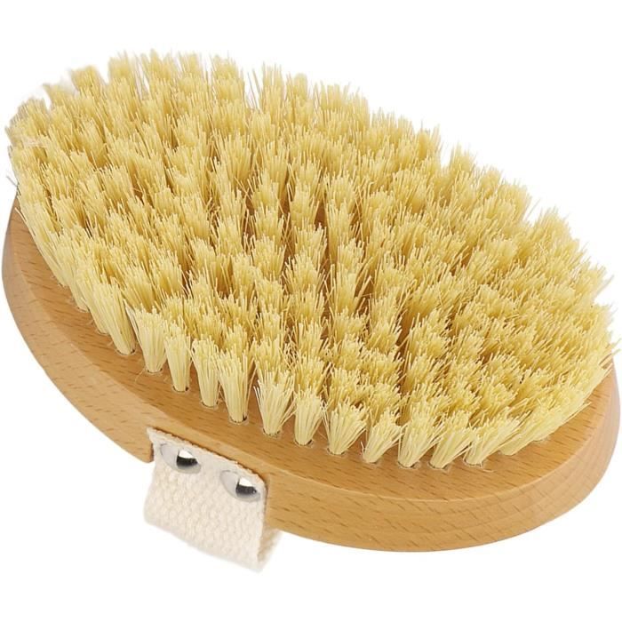 Brosse De Gommage Corps En Silicone - Exfoliant Doux Pour La Peau - Bleu, 38x8 Cm