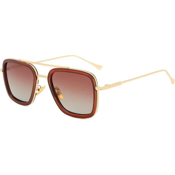 Retro Lunette De Soleil Homme Femme Lunettes Soleil Classique