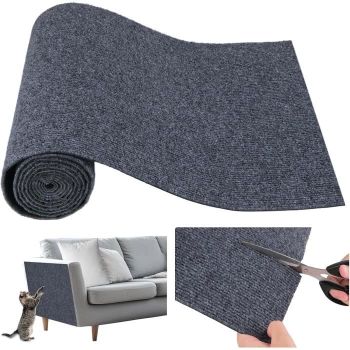 Tapis Griffoir - 200x40cm - Polyester - Auto-adhésif - Protection Canapé Chat