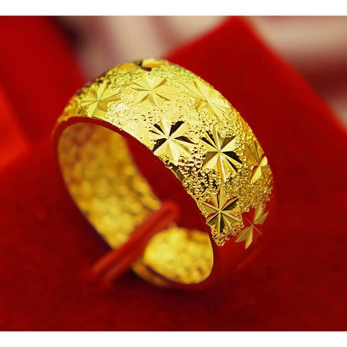 Bague En Gypsophile Pour Homme En Plaque Or 24 Carats Achat