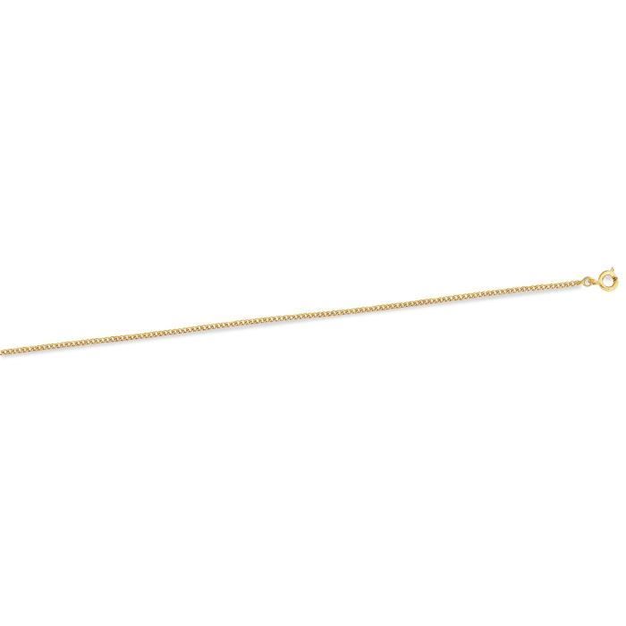 SF Bijoux - Chaine plaqué or gourmette (50 cm) - (302112-50)