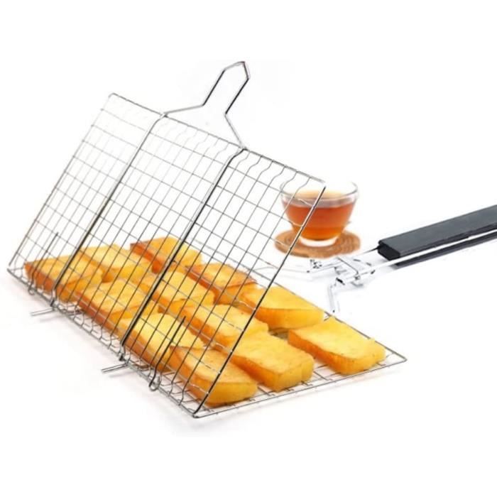 Grille De Barbecue En Acier Inoxydable,cuisson De Poissons/légumes