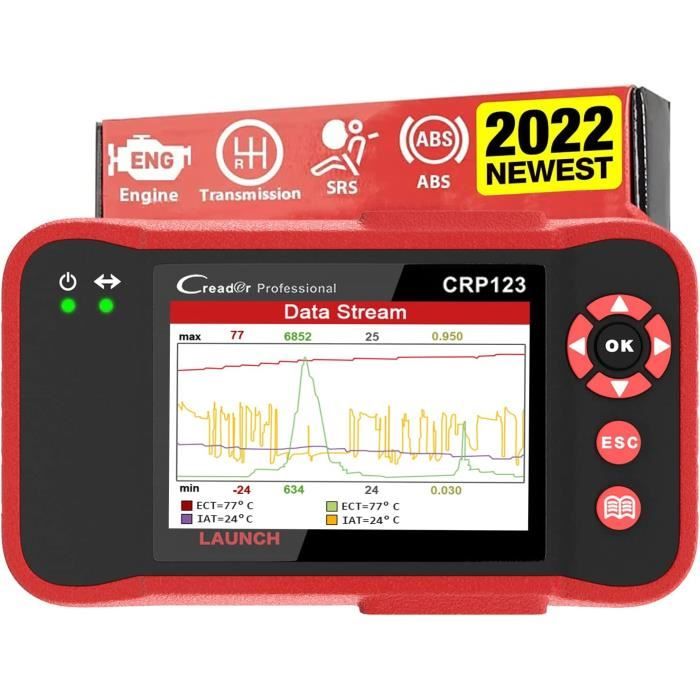 Scanner OBD2 AVAPOW 4 Systèmes – Diagnostic Moteur, Boîte, ABS, SRS