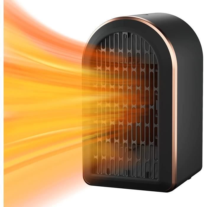 Chauffage Soufflant Miavogo 2000W - Céramique, 3 Niveaux, Minuterie, Télécommande - Pour Salle De Bain, Bureau, 10m²