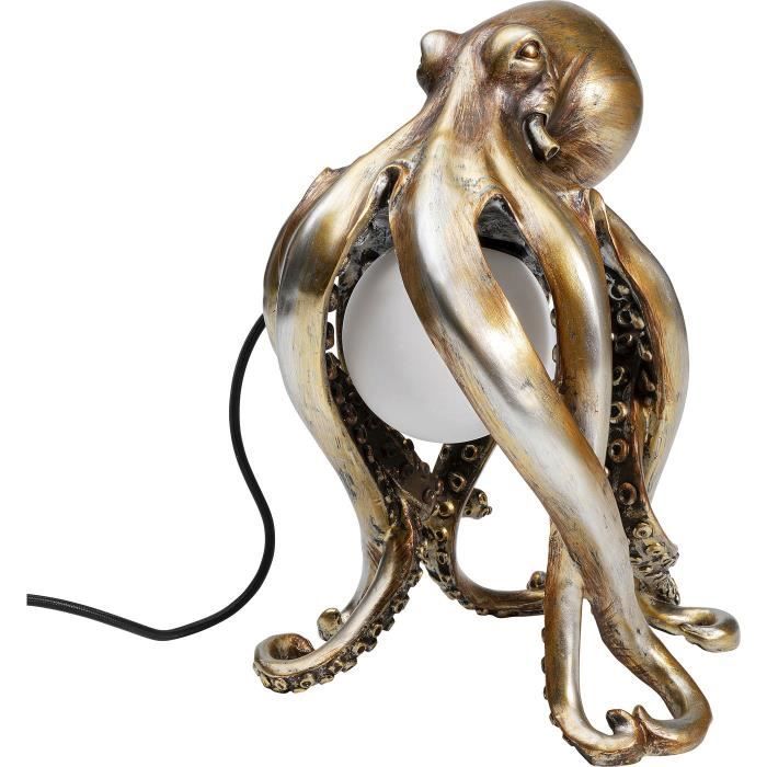 Lampe de table - KARE - Pieuvre - Jaune - LED - 40 Watts - Intérieur