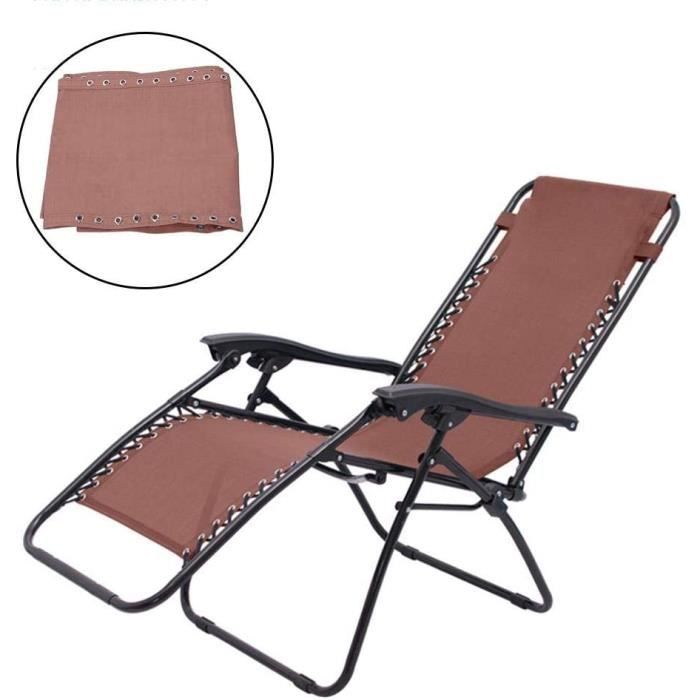 Anti-gravité Accessoire élastique pour chaise longue Avec 4 cordes de rechange Tissu de rechange pour chaise longue Zero Gravity bleu 