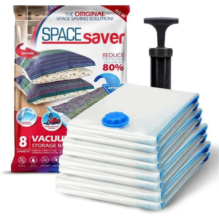 Housse De Rangement Sou Vide - Sacs Sous Gain Place Optimal/80 % Plus