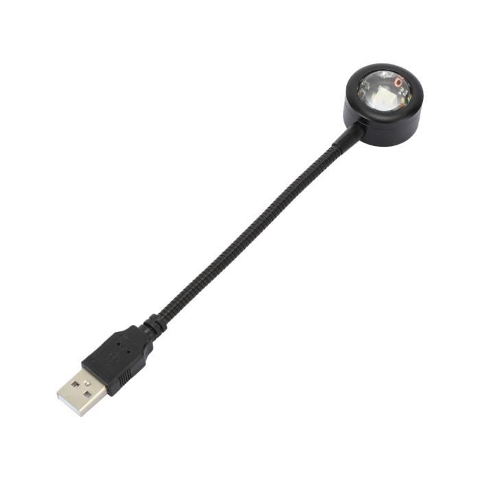 Lampe de projection au coucher du soleil 4 modes décorative fiable alimentée par USB lumière style-Black1