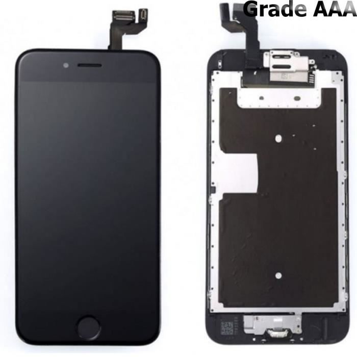 Écran LCD Complet Pour IPhone 6S Plus - Noir - Vitre Tactile Incluse - Pièce De Rechange OuiSmart®