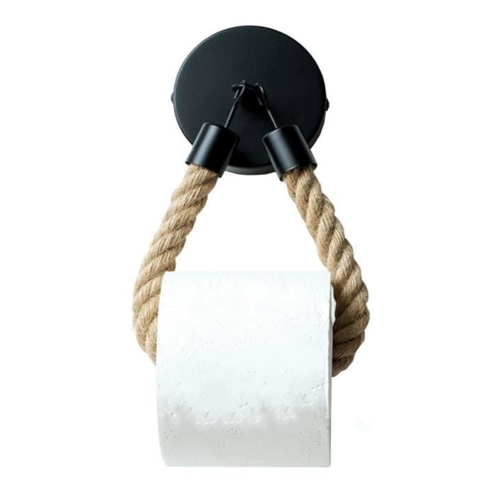 Porte-Papier Toilette Mural Avec Étageres - En Bambou Et Acier, Capacité 5 Kg, Installation Visée - Pour Salle De Bain Ou Cuisine