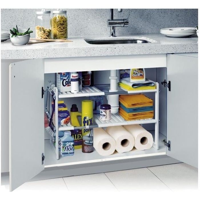 Organisateur Modulaire 2 Etageres Pour Interieur D Armoires Et De Meubles 50x70x40 Cm Achat Vente Boite De Rangement Soldes Sur Cdiscount Des Le 20 Janvier Cdiscount