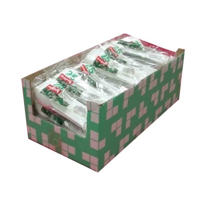 Nupik/ Lot de 25 petites assiettes jetables blanches