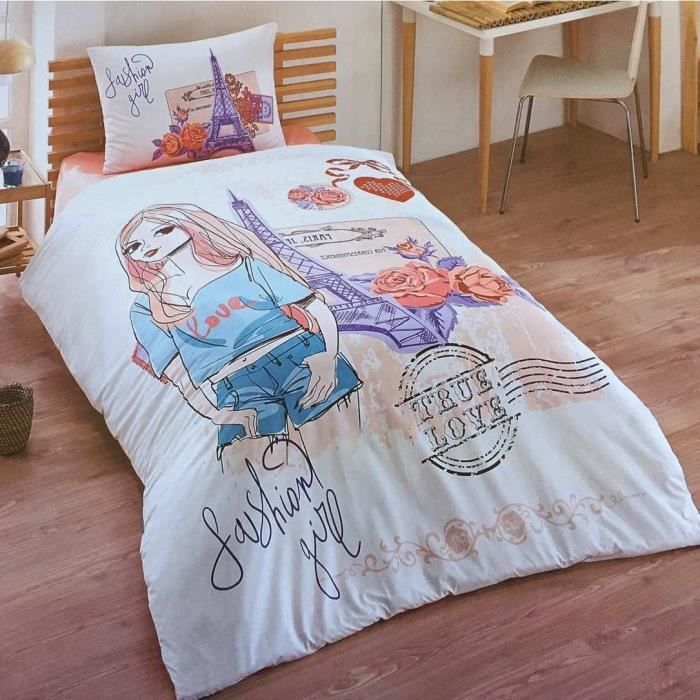 Drap Lit 1 Personne Fille