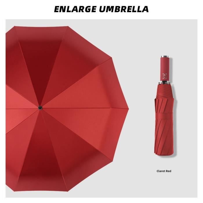 Parapluie,130 cm Grande Taille Top Qualité Parapluie de Pluie Hommes Femme  Coupe Vent Grand Paraguas Hommes Femmes - Type Wine red - Cdiscount  Bagagerie - Maroquinerie