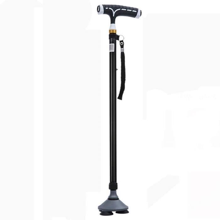 Bâton De Marche Pliable Réglable ADULTE - Couleur Bleu - Aluminium Antidérapant - Pour Hommes Et Femmes - Neuf