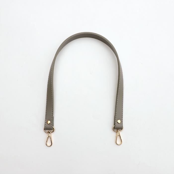 Anse Bandoulière Réglable 78-127 Cm – Large 3,8 Cm Nylon + Cuir Véritable – Remplacement Sac à Main, Voyage, Ordinateur