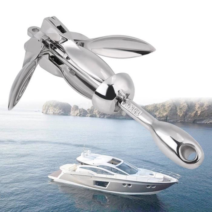 Ashata Ancre De Bateau Robuste Ancre De Bateau à Griffes 1kg/2.2lb Accessoires Marins Polonais
