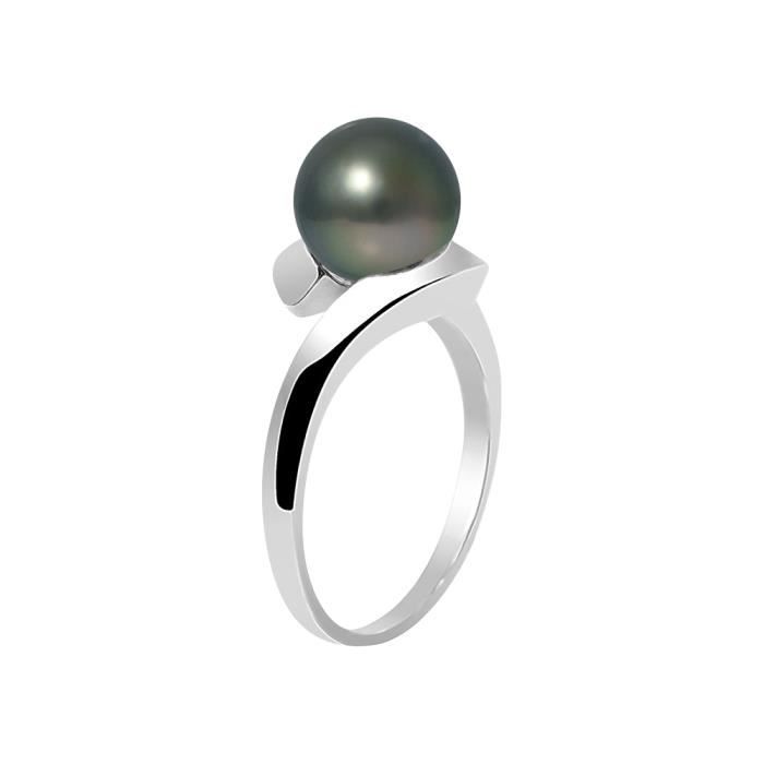 Perlinea Bague Perle De Tahiti Et Argent 925 Femme Argente