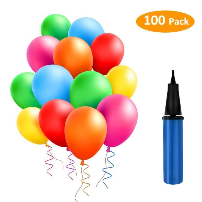Lot De 4 Pompes à Ballons Manuelles - Portable, Silencieuse, Pour Fête, Mariage, Anniversaire (couleurs Aléatoires) - 7