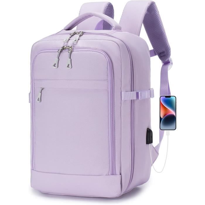 Sac à Dos COOLIFE 40x25x20cm - Bagage Cabine Ryanair - 20L - Compartiment Ordinateur 13,3"