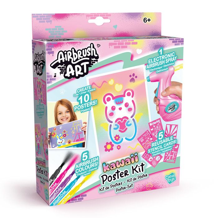 Mallette d'Activités Canal Toys AIR 017 – Kit Airbrush Art avec Spray Électronique - vue 2